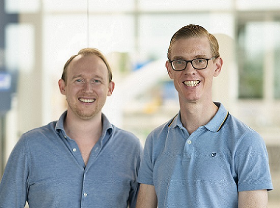 Nostics CFO Vincent Laban and CEO Jeroen Nieuwenhuis. Courtesy of Nostics.