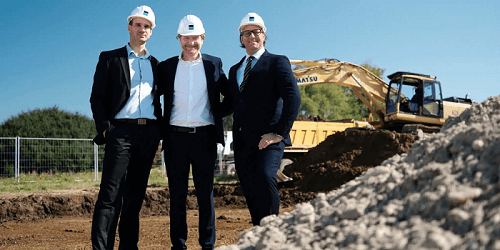 From Left: FRAMOS director of embedded engineering Damir Dolar, CEO Dr. Andreas Franz, and director of supply chain and production Markus Walluschnig. Courtesy of FRAMOS. 