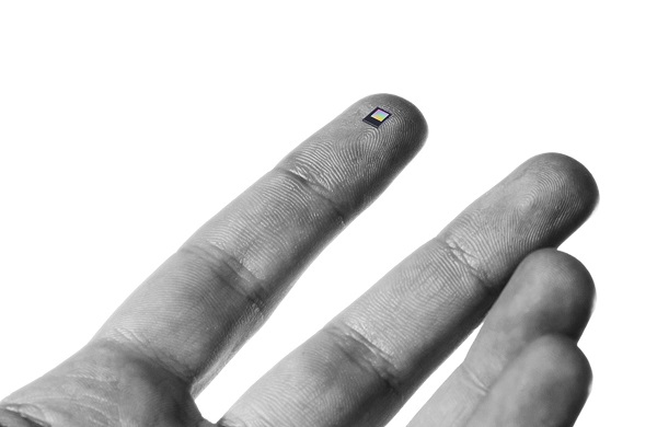 Prophesee's GenX320 event-based Metavision sensor promises to reduce power consumption while enabling always-on functionality in AR devices. Courtesy of Prophesee. 