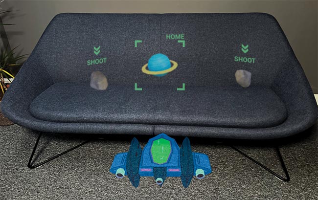 Vergence-accommodation conflict (VAC) occurs when the human brain receives mismatching visual cues between the apparent distance of a virtual object and the actual distance required for the eyes to focus on that object. Existing waveguide combiners can struggle to create 3D images if incoming light follows paths of different length. The effect is that users see multiple partially overlapping copies of the input image at random distances (top). VividQ’s 3D waveguide combiner design can adapt to these diverging rays to display images correctly and minimize VAC (bottom). Courtesy of VividQ.