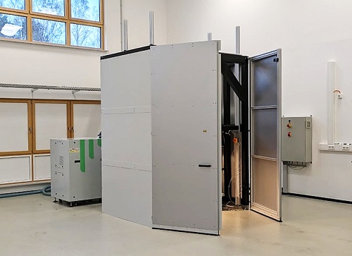 The 14kW laser in the Hannover office’s demonstration room. Courtesy of Civan Lasers.