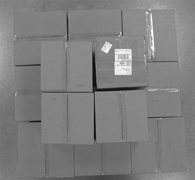 The same image without the light pattern. Courtesy of David Dechow.