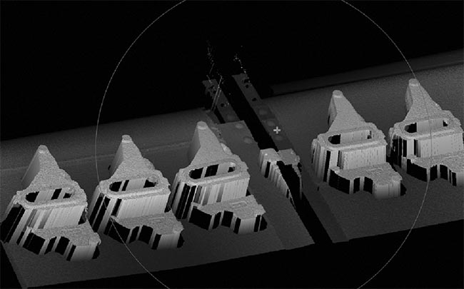 Images are commonly perceived as flat representations. Renderings of a 3D point cloud offer enhanced information of a scene. Courtesy of David Dechow.