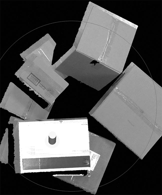 A random box pallet with a 3D view. Courtesy of David Dechow.