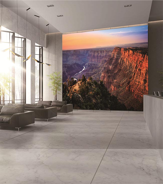 Micro-LED displays range in size from large-area TVs to smartwatches. In addition to size varieties, the numerous manufacturing processes available to display makers means that the industry remains in search of a clear path to sustainable mass production practices. Courtesy of Samsung Electronics.