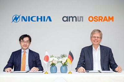 ams OSRAM, Nichia Sign Updated Patent Cross-License Agreement: Week in Brief: 10/17/25