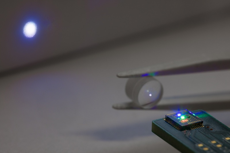 Laser-based image displays provide significant opportunities for more complex designs and advanced applications. Courtesy of Brilliance.