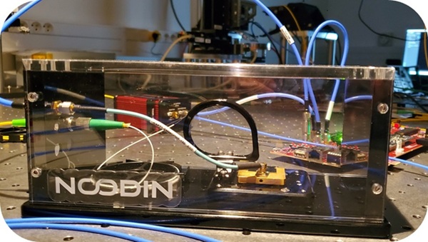 A demonstrator for NcodiN’s NConnect photonic interposer technology. Courtesy of NcodiN.
