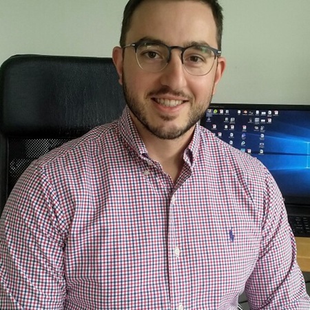 Konstantinos Daskalakis is an associate professor of materials engineering at the University of Turku. Daskalaskis was part of a team that developed an ultrathin, organic infrared (IR) photodiode with record-level sensitivity. Courtesy of the University of Turku.