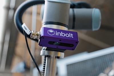 Inbolt Intelligent Bin Picking brings AI 3D vision directly onto the robot arm. Courtesy of Inbolt.