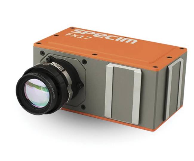 Specim’s FX17 hyperspectral camera. Courtesy of Specim.