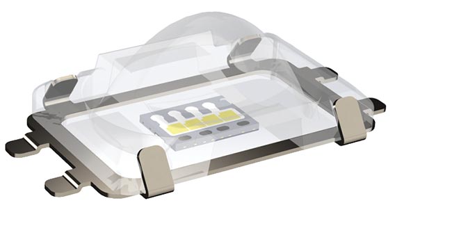 Figure 3. Alternate solder clip configurations for surface mount optics (SMOs) packaging.