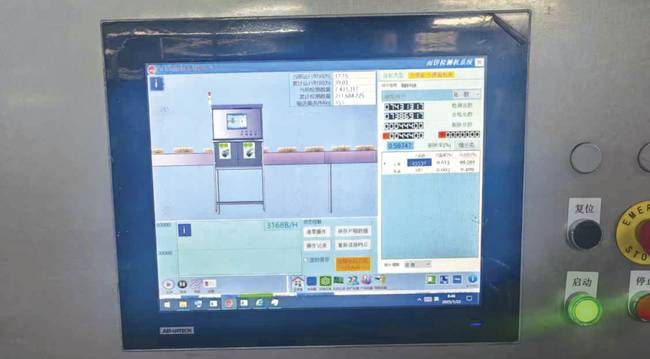 The system monitors the noodle inspection process. Courtesy of Teledyne DALSA.