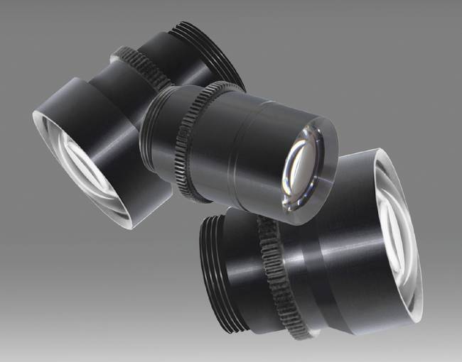 A sampling of radiation-resistant lenses. Courtesy of Resolve Optics.