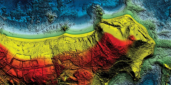 Leica Geosystems’ coastline and river surveying system uses a green laser at 532 nm. According to the company, the solution is 250% faster than previous models for underwater scanning. Courtesy of Leica Geosystems.