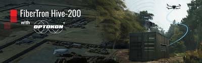 The FiberTron-Hive-200 drone system. Courtesy of XENOptics.