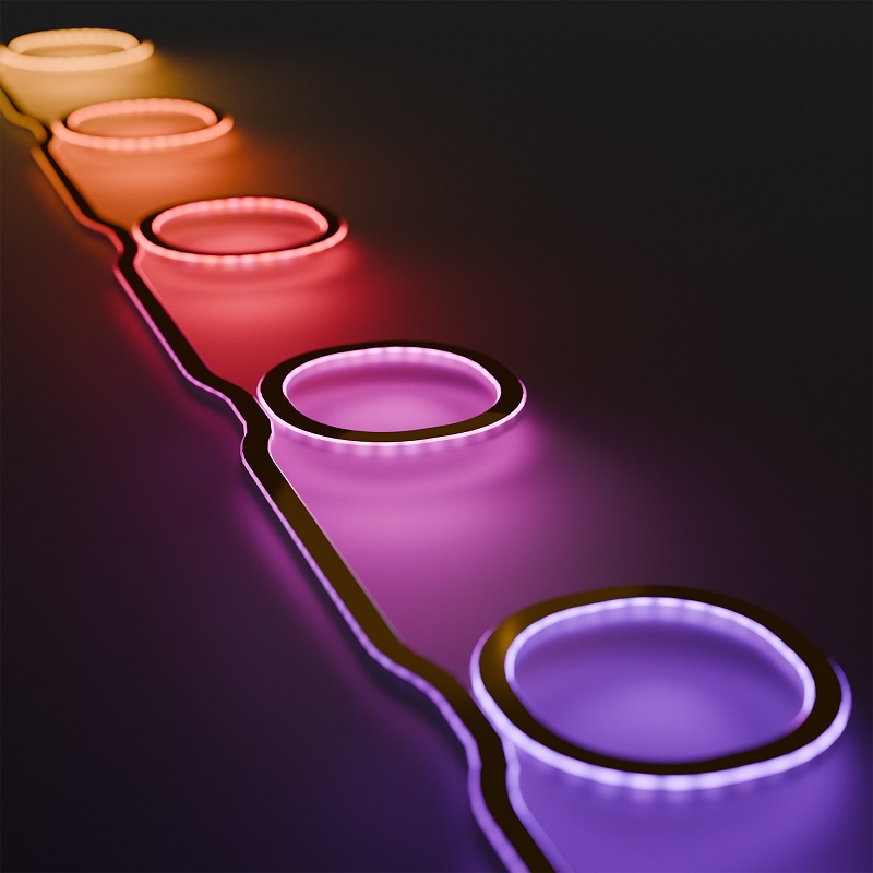 A laser developed by Harvard University and Vienna University of Technology (TU Wien) is able to produce multiple commercially relevant wavelengths while eliminating the moving parts that raise the cost of such lasers. Courtesy of TU Wien/Joshua Mornhinweg.