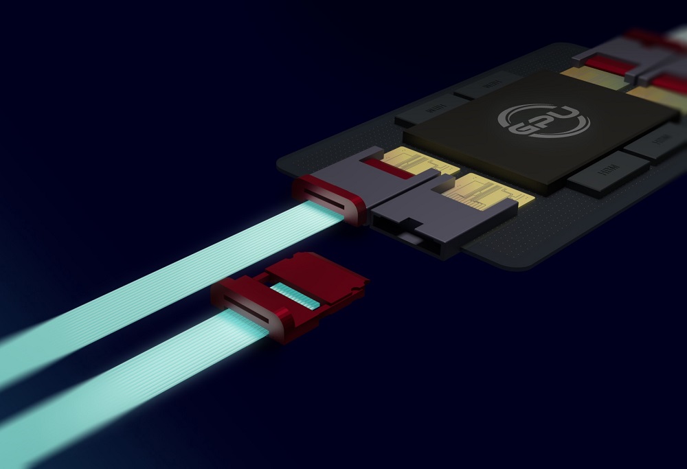 Teramount’s Photonic Plug technology uses wafer-level processes for accurate placement of optical elements, thereby shifting accuracy requirements from assembly to the wafer manufacturing domain. Courtesy of Teramount. 