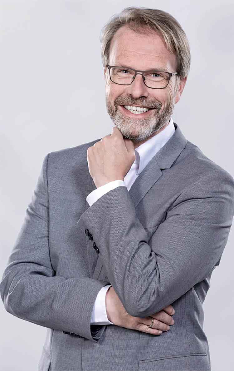 Lutz Aschke has served as president of Photonics21 since 2022. The association is based on the European Technology Platform Photonics21, which has more than 4300 members from industry, science and research, academia, and policy. Courtesy of Markus Steur.