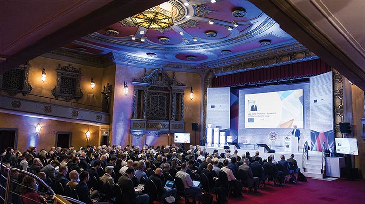 At the 2025 meeting of Photonics21 in Brussels, Henna Virkkunen, European Commissioner for Innovation, identified photonics as “not only a field of scientific inquiry but a strategic asset for the European Union.” Virkkunen called for the technology to remain central to Europe’s industrial and research priorities in the next funding cycle (right). Courtesy of Photonics21/Iris Haidau (Babylonia).