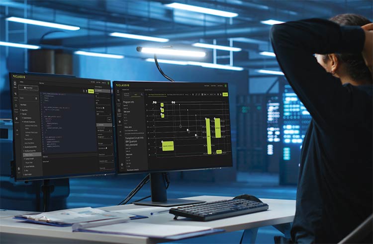 Optics technologies and components are central to viable, practical quantum computing. The same field and set of principles that govern lasers, interferometers, and photonics also enable the precise control of quantum states. Courtesy of Classiq.