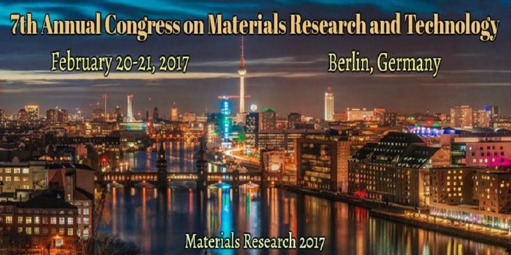 7th Annual Congress on Materials Research and Technology