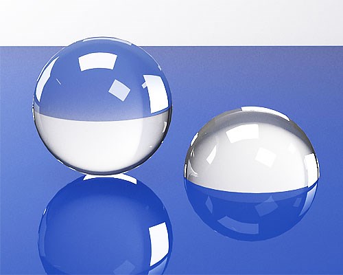 Sapphire Lenses and Balls