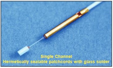 Hermetically Sealable Patchcords: Glass Solder