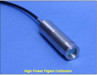 High Power Collimators/Focusers - Pigtail Style