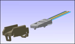 Prizm Lightturn Connector Us Conec Ltd Apr 2010 Photonics Spectra 