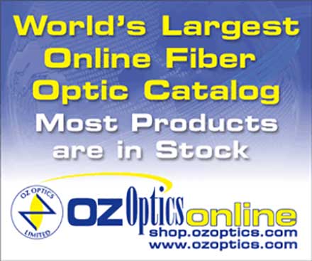 OZ Optics' Online Catalog