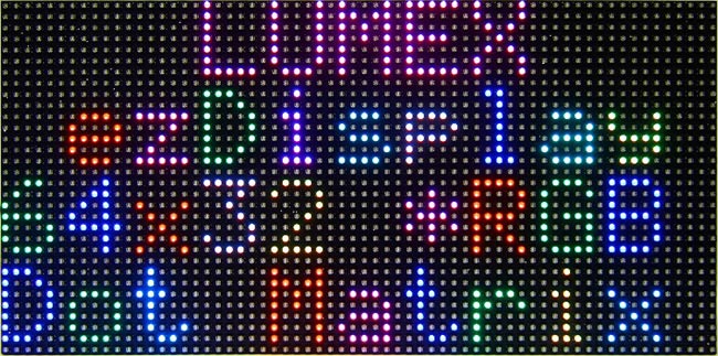 RGB Dot Matrix LED Display