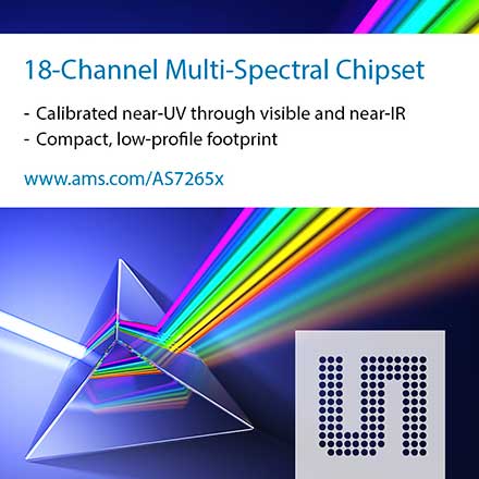 Multispectral Sensor Chipset | ams OSRAM | Feb 2018 