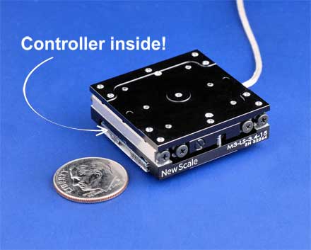 New Scale Technologies Inc. - Microstage Has Controller Inside