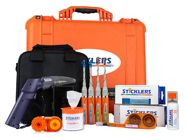 Fiber Optic Inspection and Cleaning Kit