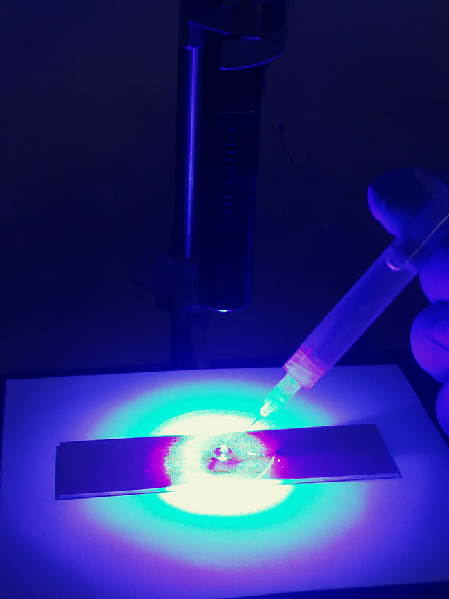 Blue Light LED Curing Epoxy, EpoxySet Inc., Jul 2019