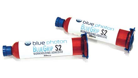 Blue Photon Technology & Workholding LLC - BlueGrip™ Workholding Adhesive