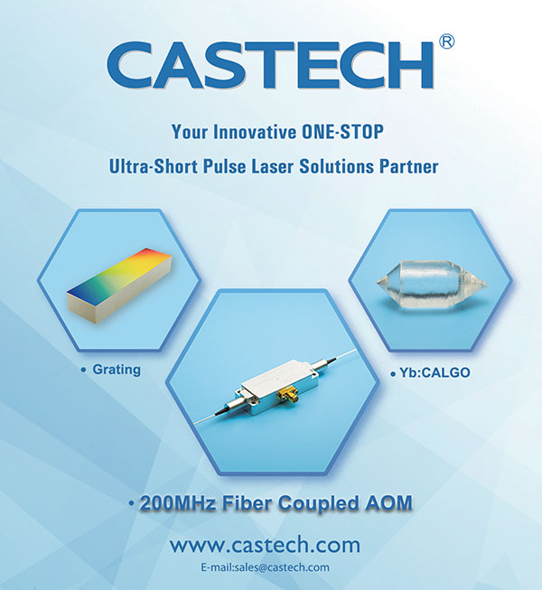 CASTECH INC. - Your Innovative ONE-STOP Ultra-Short Pulse Laser Solution Partner