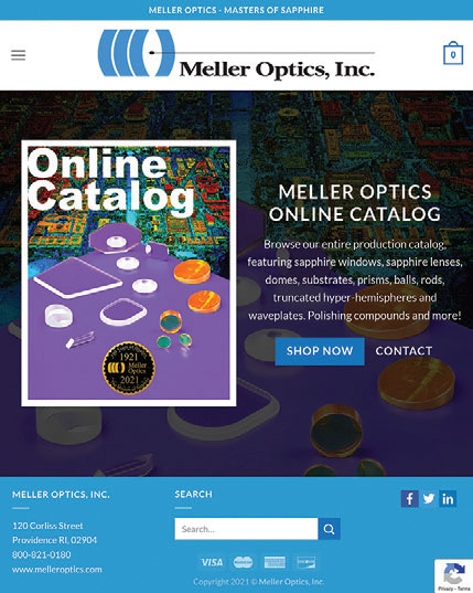 Online Optics Catalog