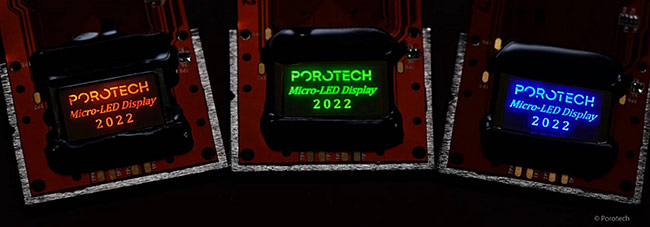 MicroLED Display Projections