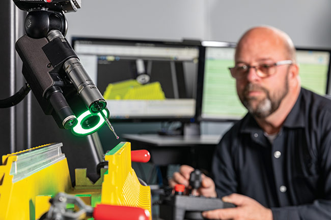 Multi-sensor Coordinate Measuring Machine