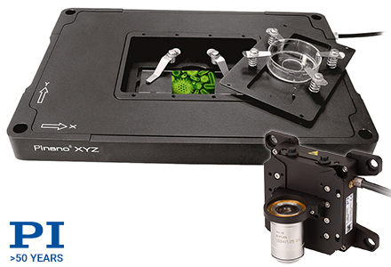 PI (Physik Instrumente) LP - Microscopy, OCT & Focus Scanners
