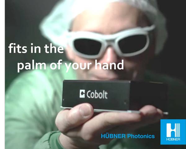 Powerful multi-line laser – 100mW - HUBNER Photonics