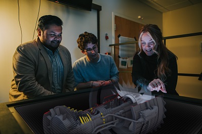 Avalon Holographics. Holographic Table Display.