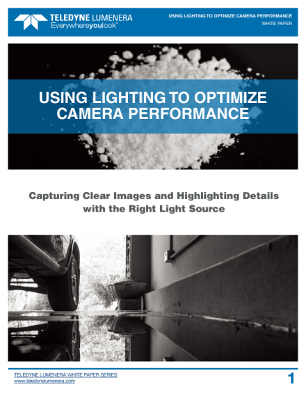 Using Lighting To Optimize Camera Performance