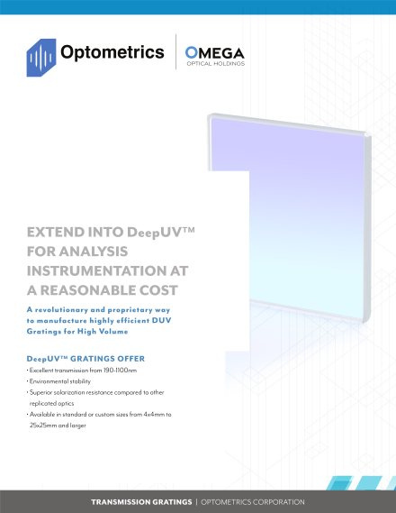 Extend Into DeepUV™ for Analysis Instrumentation at a Reasonable Cost