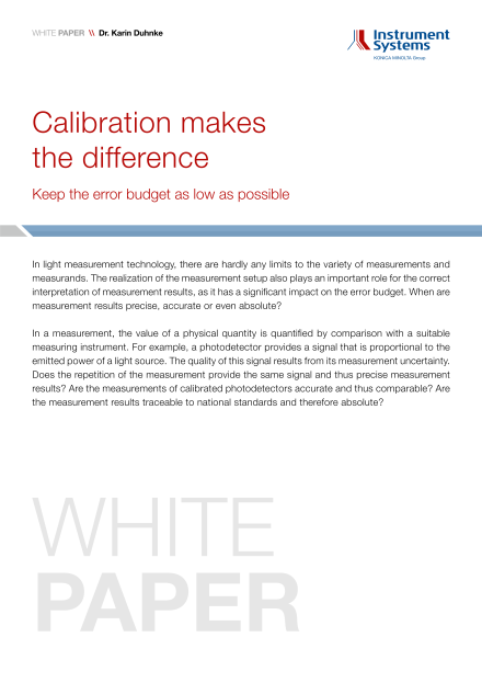 Calibration Makes The Difference