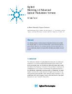 Agilent Technologies, Inc., Chemical Analysis - Measuring Optical Densities Over 10 Abs on the Agilent Cary 7000 Universal Measurement Spectrophotometer (UMS) 