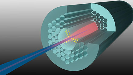 Optical Fibers ‘Nanospikes’ Effectively Trap, Focus Laser Light