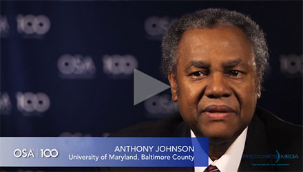 OSA Centennial - Anthony Johnson &ndash; University of Maryland